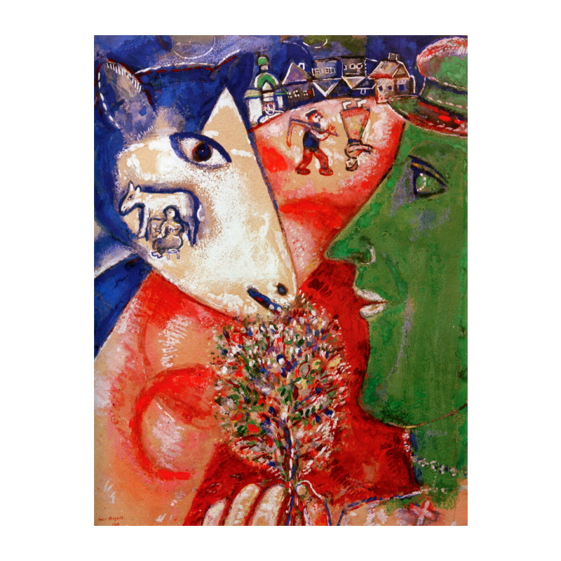 Chagall - Ich und das Dorf