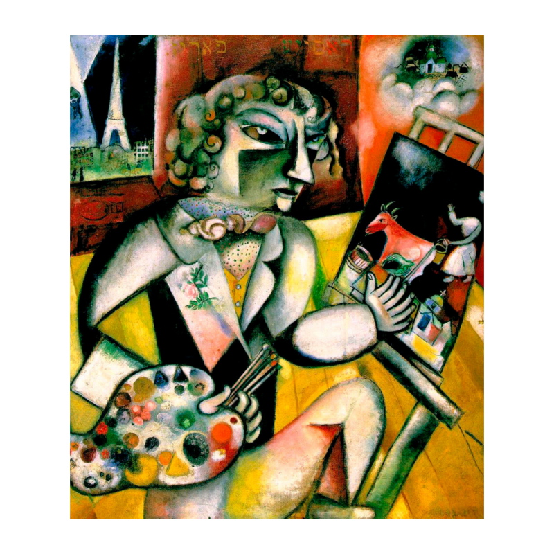 Chagall - Selbstbildnis mit sieben Fingern