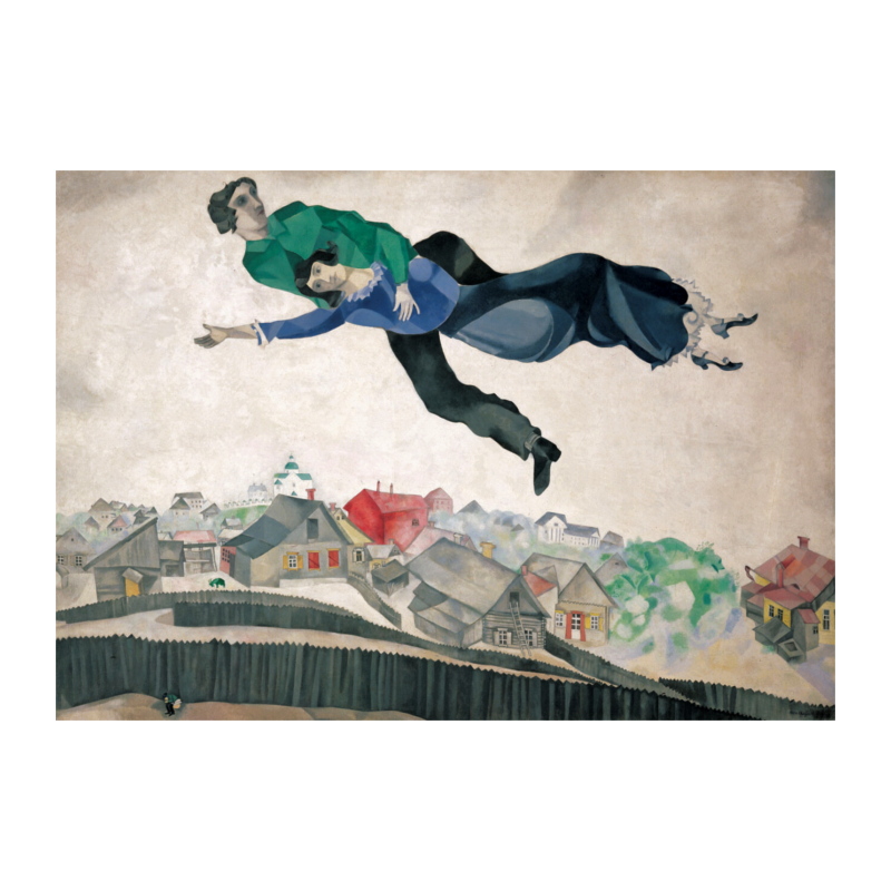 Chagall - Über der Stadt