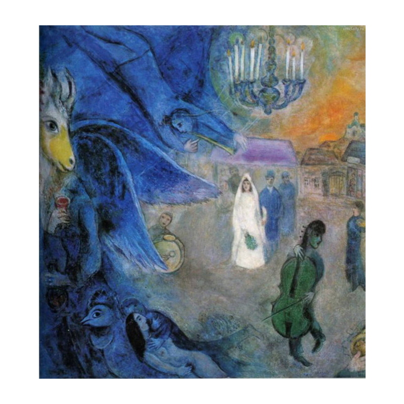 Chagall - Die Hochzeitskerzen