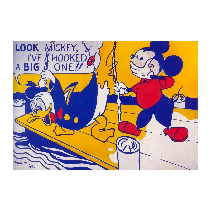 Lichtenstein - Look Mickey